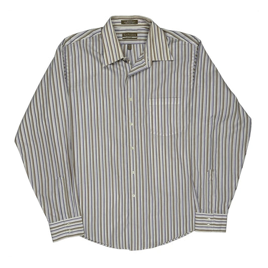 Van Heusen Striped Shirt - XL Multicoloured Cotton Blend