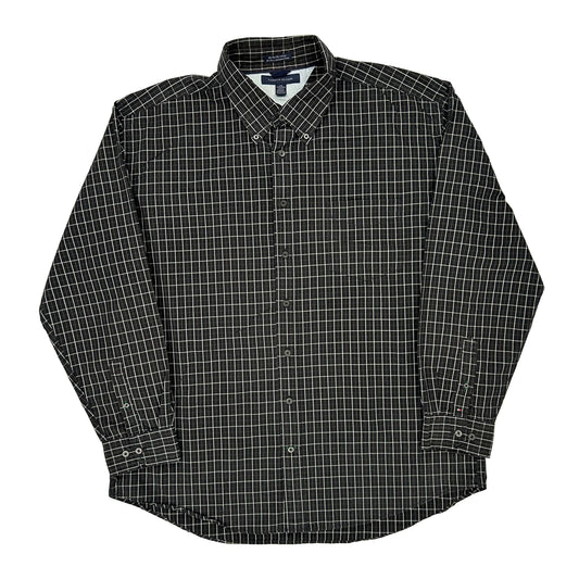 Tommy Hilfiger Checked Shirt - 2XL Black Cotton