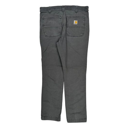 Carhartt Trousers - 32W 30L Grey Cotton