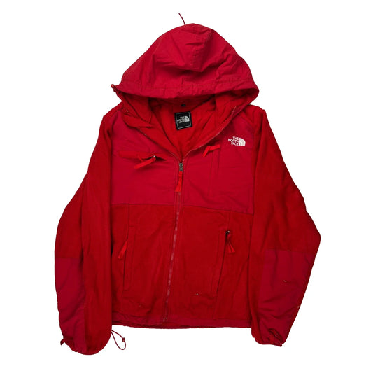 The North Face Fleece Jacket - Medium Red Polyester