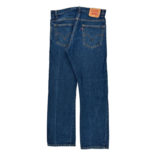 Levis 517 Boot Cut Jeans - 33W 32L Blue Cotton