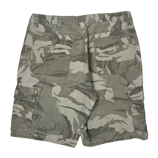 Wrangler Camo Cargo Shorts - 34W 10L Camo Cotton