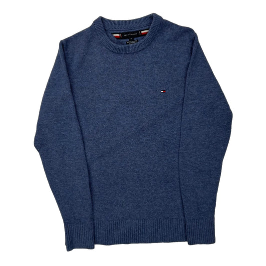 Tommy Hilfiger Jumper - Medium Blue Wool