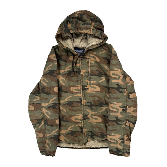 Bass Creek Camo Jacket - Medium Camo Cotton