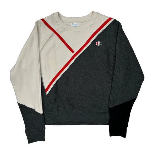 Reverse Weave Champion Contrast Stitch Sweatshirt - Medium Red Cotton
