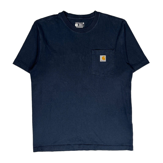 Carhartt T-Shirt - Medium Navy Cotton