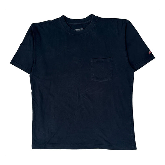 Vintage Dickies T-Shirt - XL Black Cotton