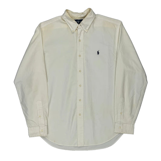 Ralph Lauren Shirt - Large Cream Cotton