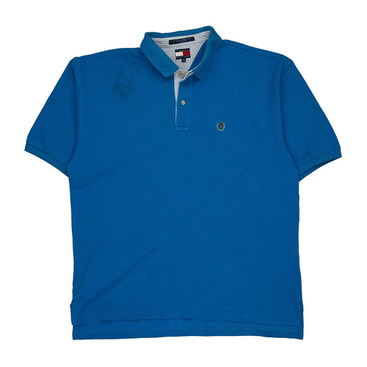 Tommy Hilfiger Polo Shirt - XL Blue Cotton