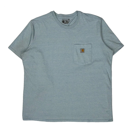 Vintage Carhartt T-Shirt - XL Blue Cotton