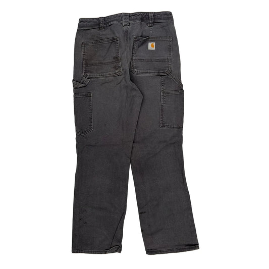 Carhartt Carpenter Trousers - 30W 30L Grey Cotton