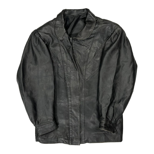 Unbranded Leather Jacket - Large Black Leather