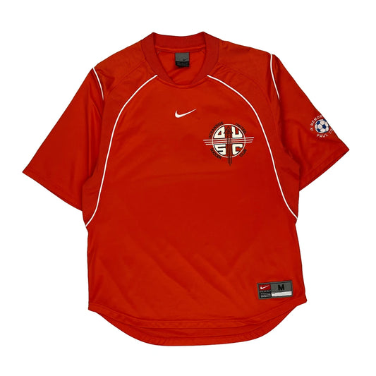 Nike Football Shirt - Medium Red Polyester