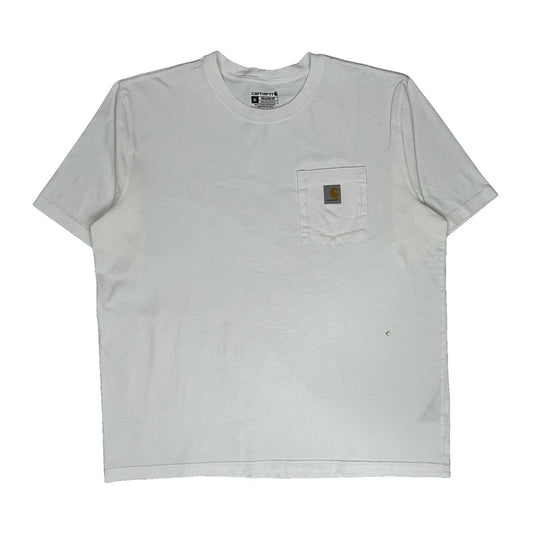 Carhartt T-Shirt - XL White Cotton