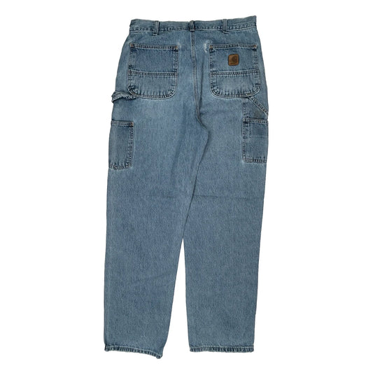 Carhartt Carpenter Jeans - 32W 32L Light Wash Cotton