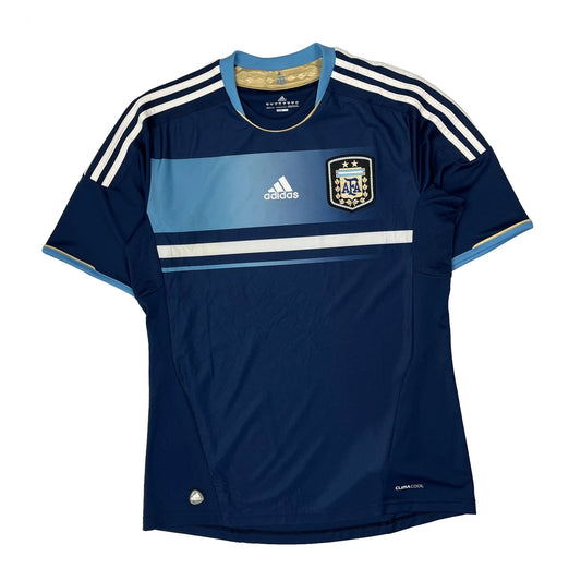 Vintage Argentina Adidas 2011-13 Football Shirt - Medium Blue Polyester