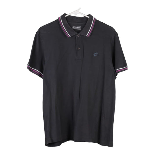 Vintage grey Lotto Polo Shirt - mens x-large