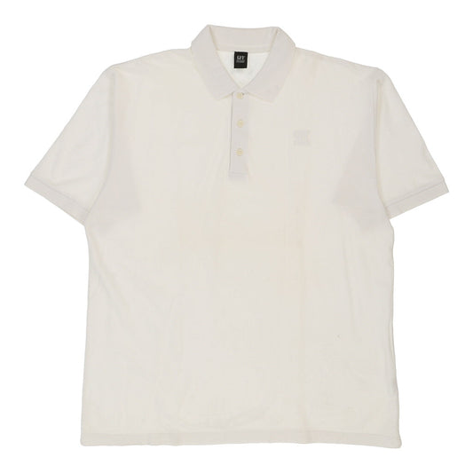 Vintage Gianfranco Ferre Polo Shirt - XL White Cotton