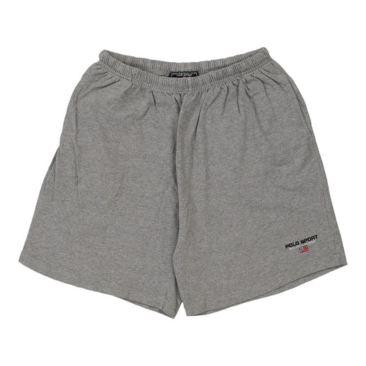 Vintage Polo Sport Shorts - Medium Grey Cotton Blend
