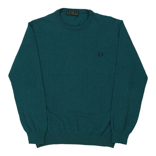 Vintage Fred Perry Jumper - Large Green Wool