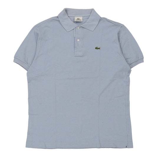 Vintage Lacoste Polo Shirt - Medium Blue Cotton