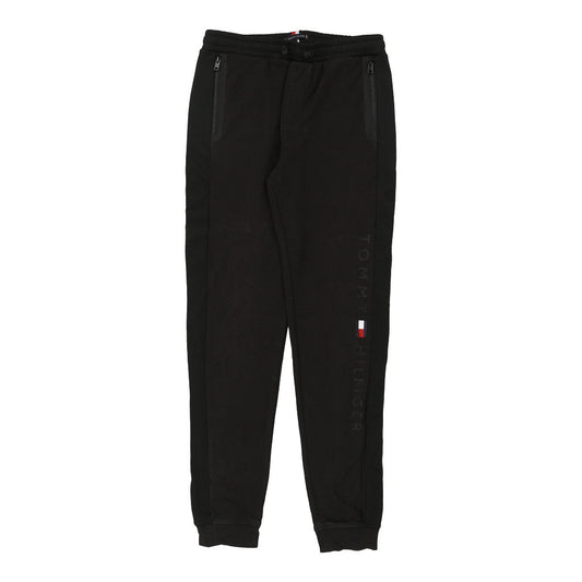 Vintage Tommy Hilfiger Joggers - Medium Black Cotton Blend