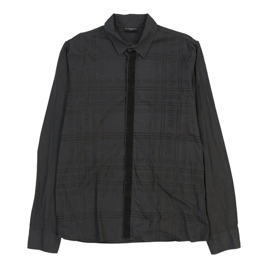 Vintage Richmond Checked Shirt - 2XL Grey Cotton