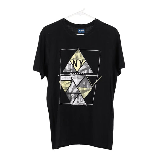 Vintage black Jackberg T-Shirt - mens medium