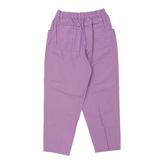 Vintage purple Benetton Trousers - womens small