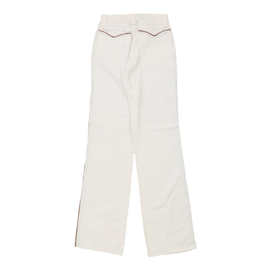 Vintage white Roberto Cavalli Trousers - womens x-small
