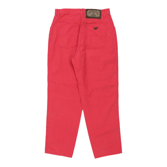 Vintage pink Armani Jeans Trousers - womens 26" waist