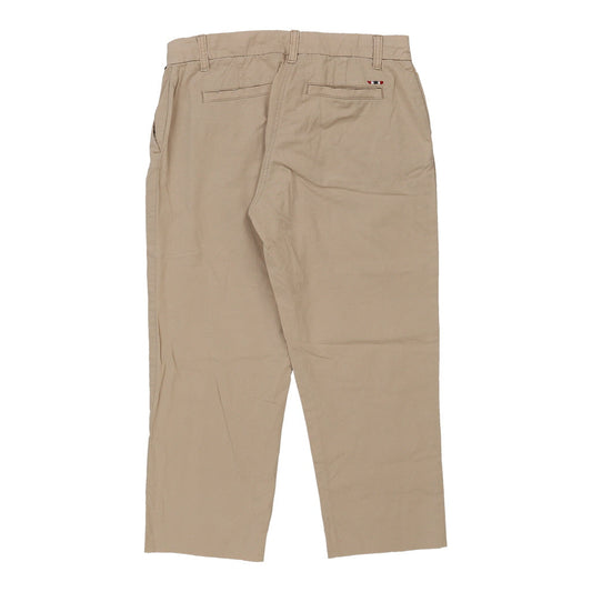 Vintage Napapijri Chinos - 30W UK 10 Beige Cotton