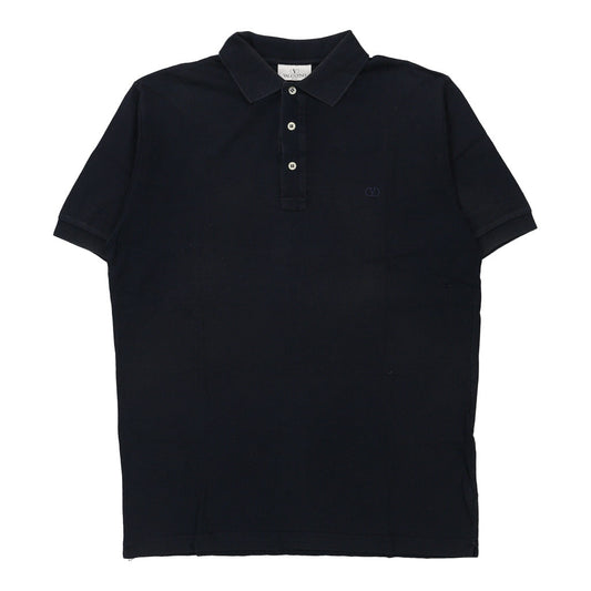 Vintage Valentino Polo Shirt - XL Navy Cotton
