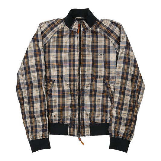 Vintage Armani Jeans Checked Jacket - XS Multicoloured Polyester