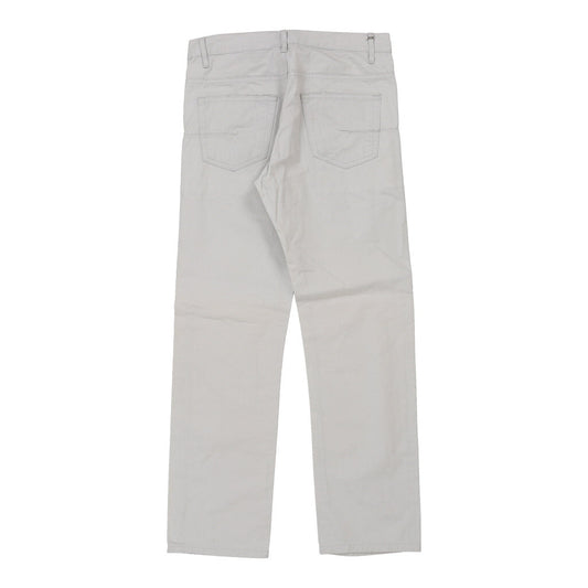 Vintage Dior Trousers - 30W 29L White Cotton