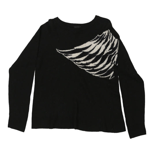 Vintage black Just Cavalli Jumper - womens medium