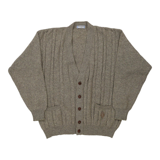 Vintage brown Yves Saint Laurent Cardigan - mens x-large