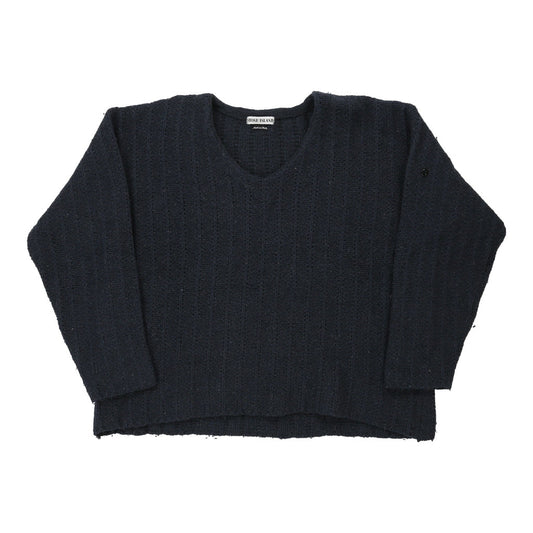 Vintage navy A/W 1995 Stone Island Jumper - mens large