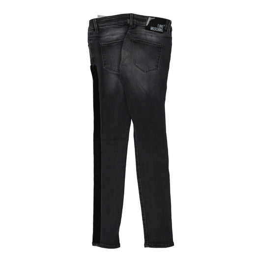 Vintage Love Moschino Skinny Jeans - 27W UK 6 Black Cotton