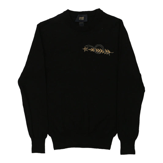 Vintage black Cavalli Class Jumper - mens x-small