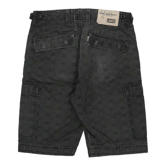 Vintage grey White Tab Levis Cargo Shorts - mens 32" waist