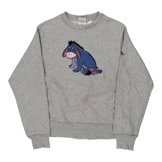 Vintage grey Eeyore Disney Sweatshirt - womens small