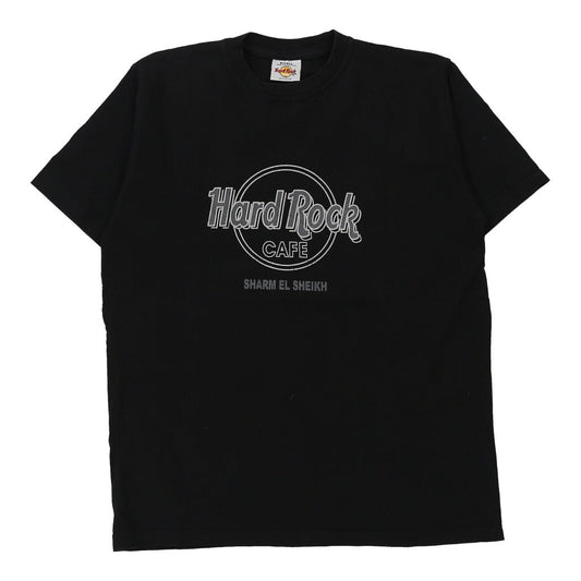 Vintage Sharm El Sheikh Hard Rock Cafe Graphic T-Shirt - Small Black Cotton