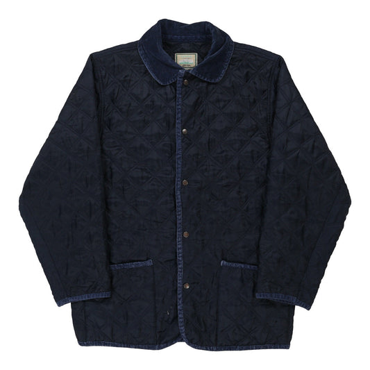 Vintage Klondike Coat - XL Navy Polyester