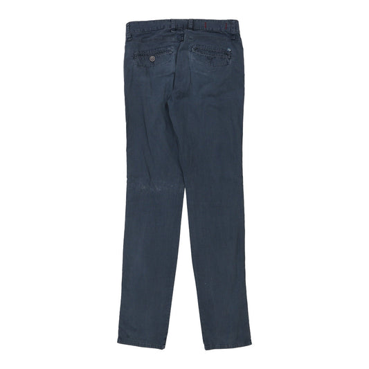 Vintage Liu Jo Trousers - 32W 35L Blue Cotton