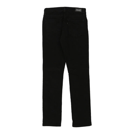 Vintage Levis Skinny Jeans - 28W UK 8 Black Cotton