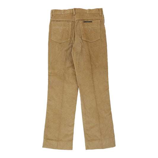 Vintage Edge Field Cord Trousers - 30W UK 10 Beige Cotton