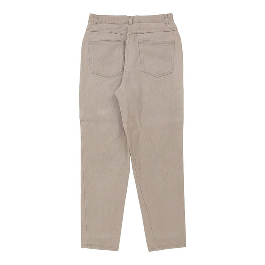 Vintage Ann Christine Jeans - 28W UK 10 Beige Cotton