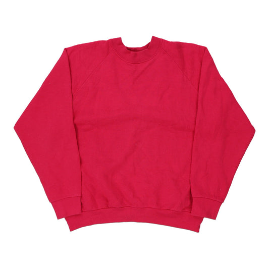 Vintage pink Blank Unbranded Sweatshirt - womens x-large