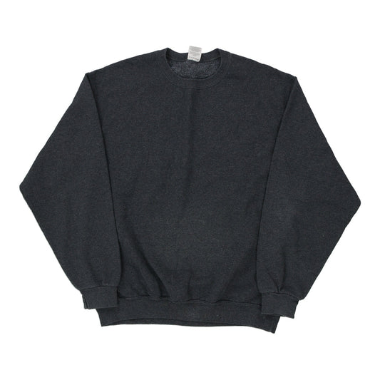 Vintage grey Blank Jerzees Sweatshirt - mens large